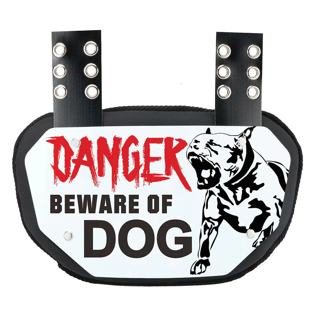 Beastfoot ''Beware of Dog'' Football Back Plate - Adulte & Jeune
