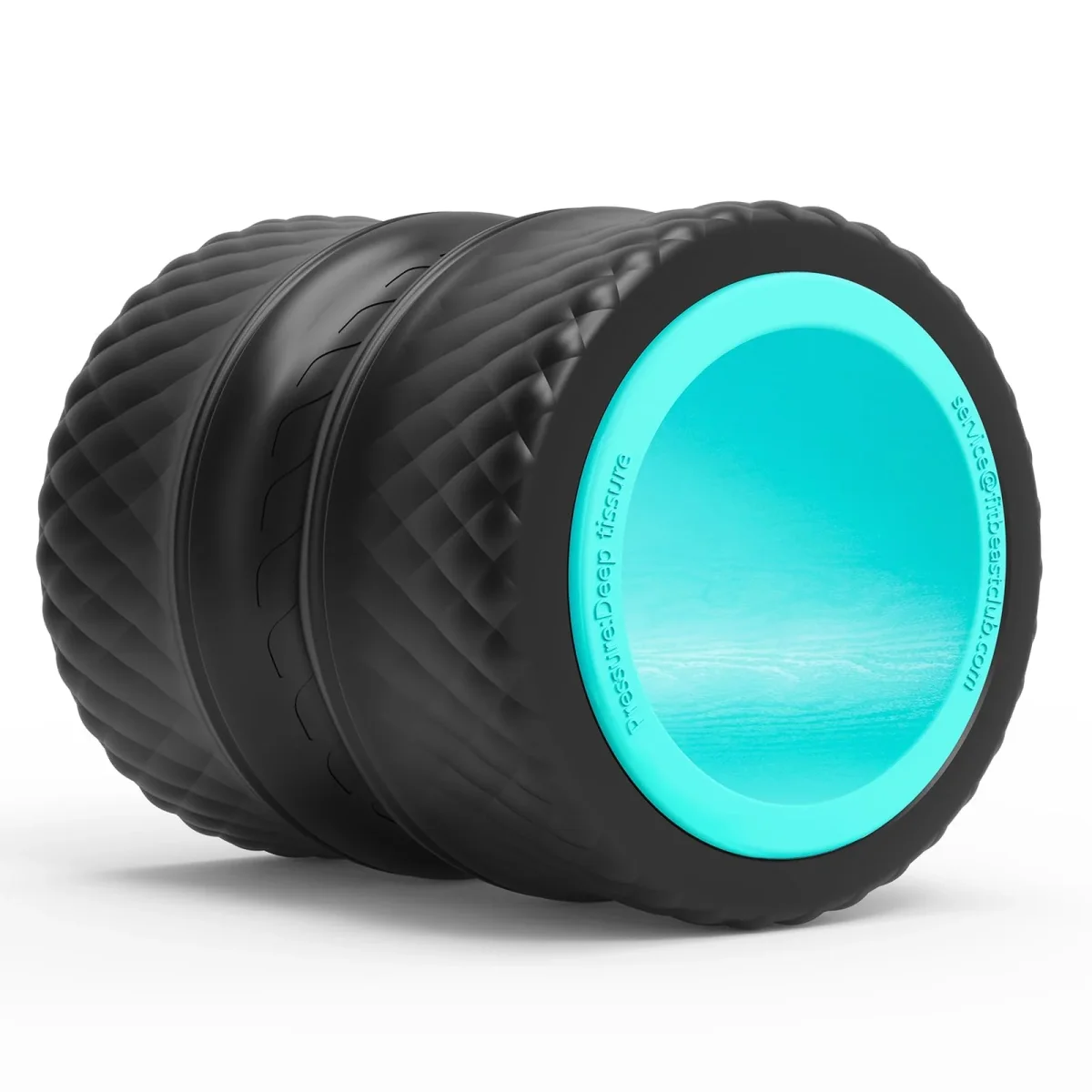 FitBeast Back Roller - Deep Tissue Massage Wheel, Yoga Wheel & Back Stretcher for Pain Relief