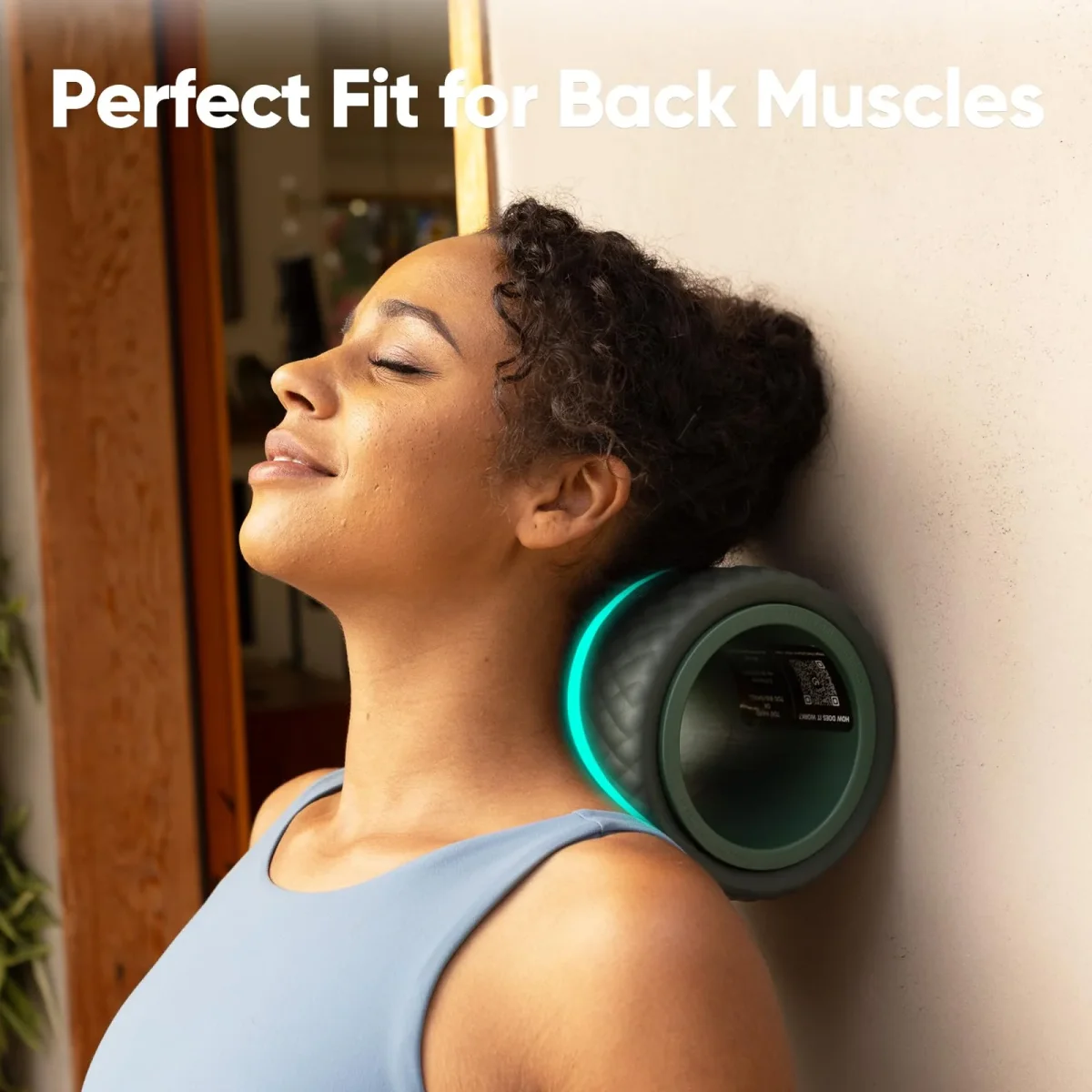 FitBeast Back Roller - Deep Tissue Massage Wheel, Yoga Wheel & Back Stretcher for Pain Relief – Image 2