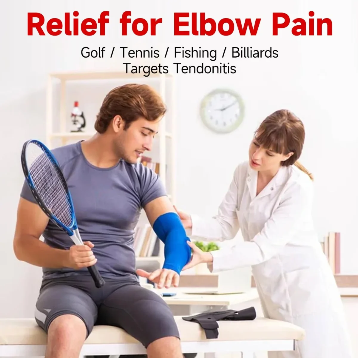 FitBeast Flex Therapy Bar, Tennis Elbow Therapy Bar - Ideal for Relieve Tendonitis Pain & Improve Grip Strength, Fitness Resistance Bar for Golfers Elbow & Tendinitis, Twist Bar for Physical Therapy - 4pcs – Image 5