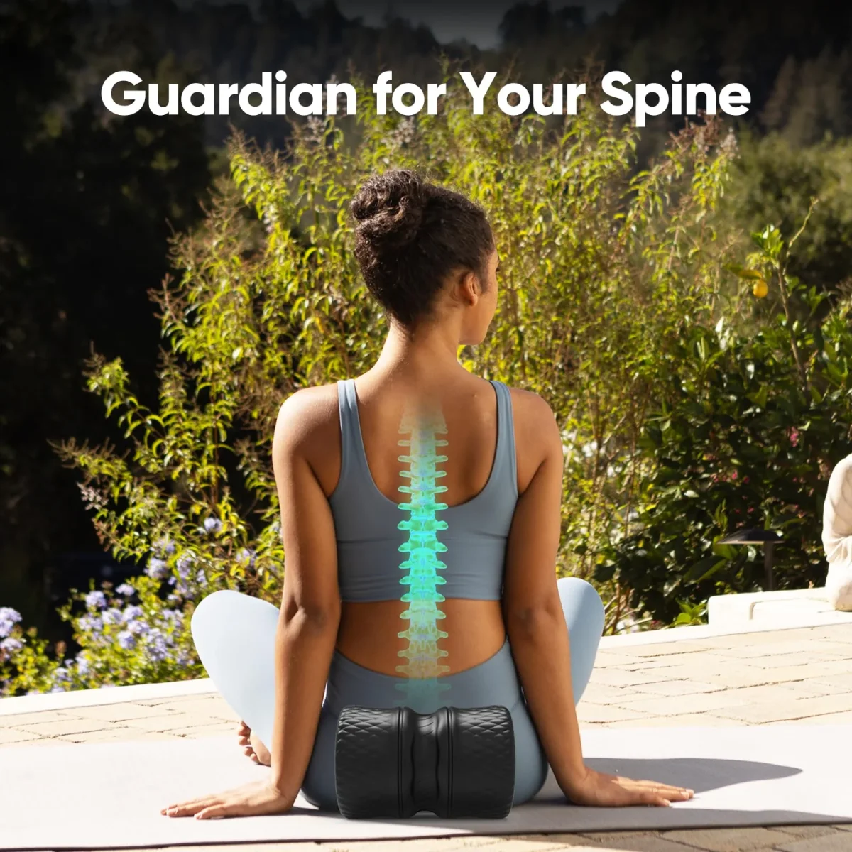 FitBeast Back Roller - Deep Tissue Massage Wheel, Yoga Wheel & Back Stretcher for Pain Relief – Image 3