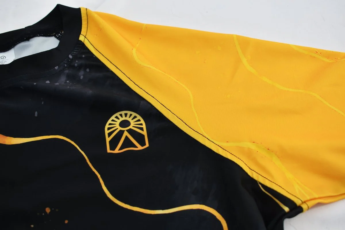 Rashguard manches courtes - "Ronin" - Noir et rouge - Solar – Image 6