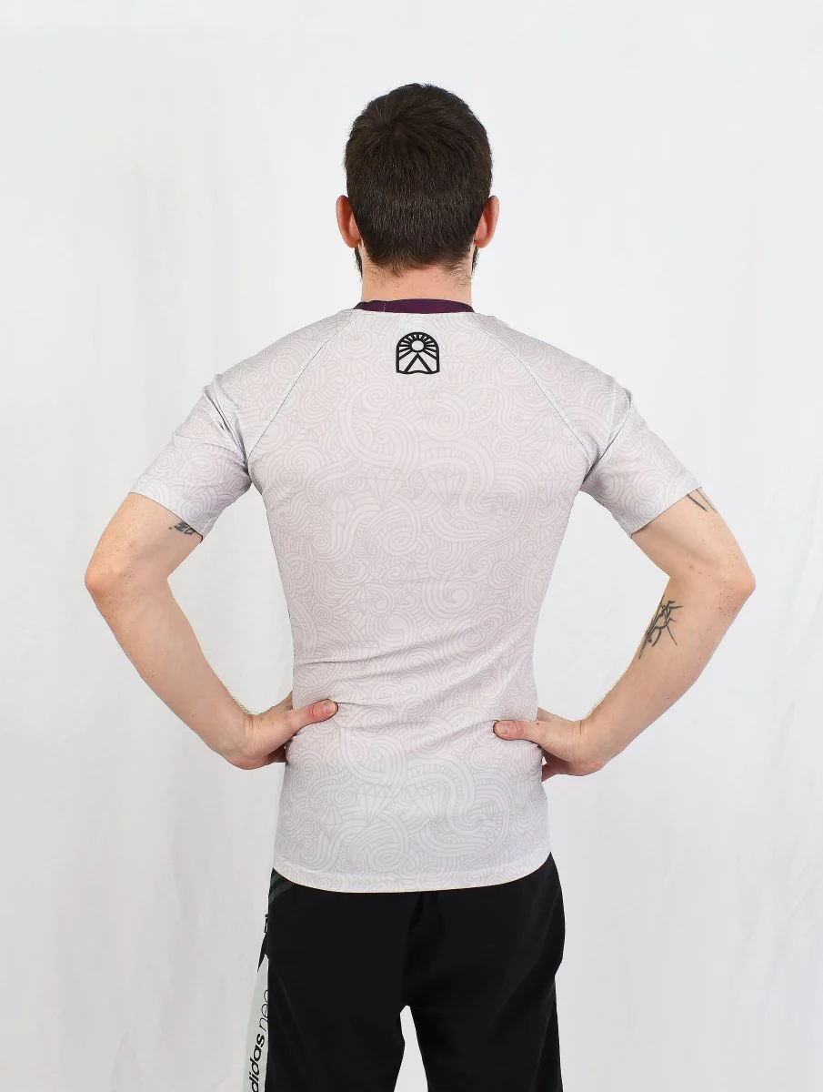 Rashguard manches courtes - "Ronin" - Noir et rouge - Solar – Image 5