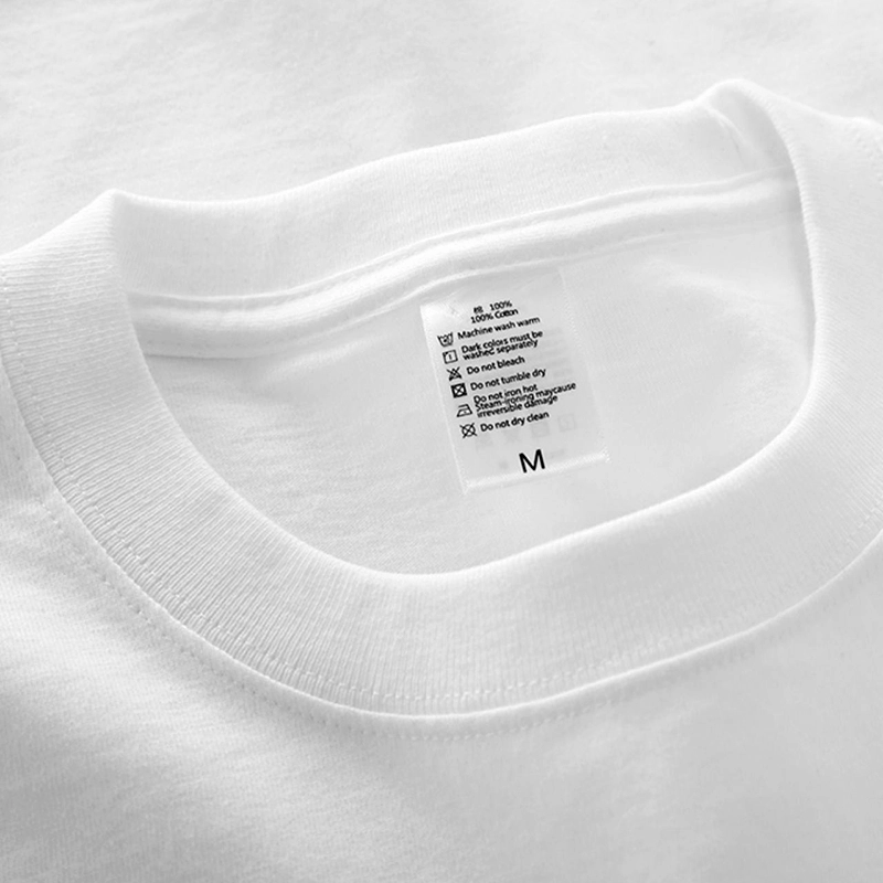 T-Shirt Militaire Blanc Coton Épais – Image 3